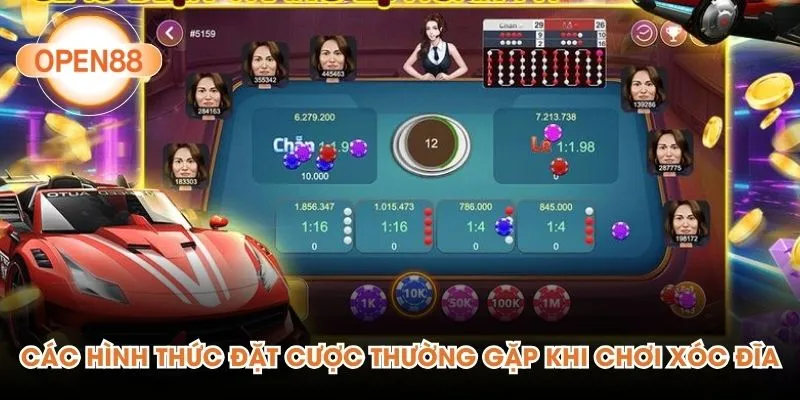 Các hình thức đặt cược thường gặp khi chơi xóc đĩa