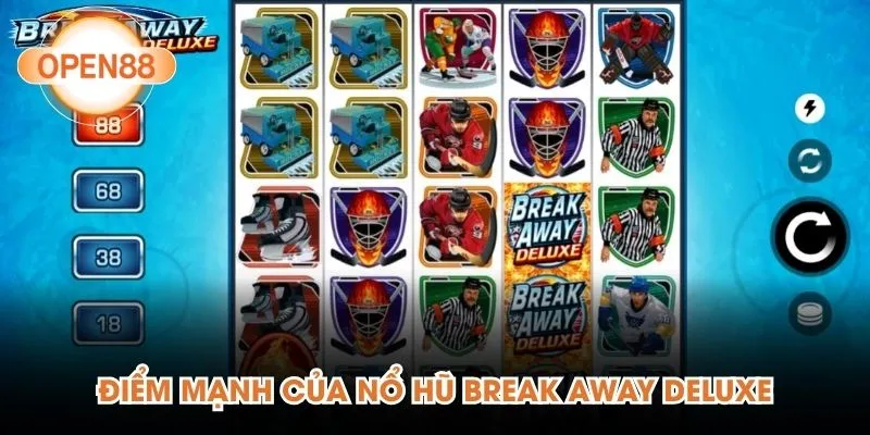 Điểm mạnh của nổ hũ Break Away Deluxe