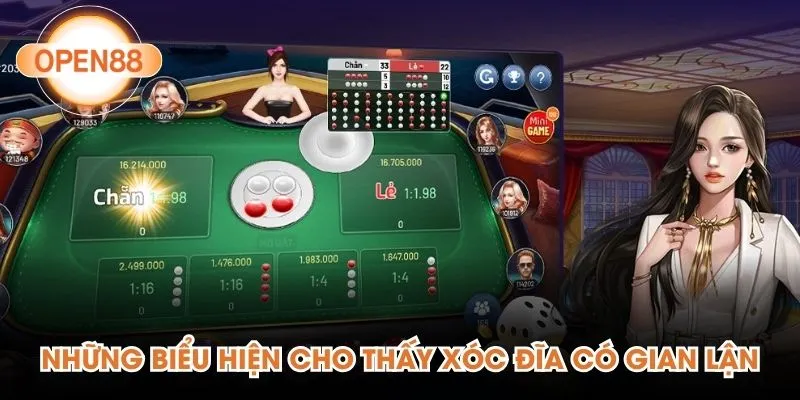 Những biểu hiện cho thấy xóc đĩa có gian lận