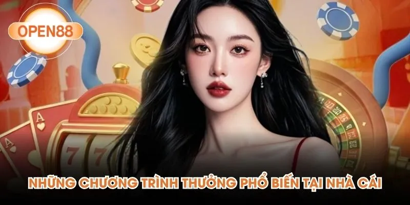 Những chương trình thưởng phổ biến tại nhà cái